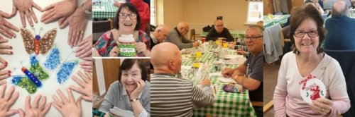 Photo montage of various activities of the group