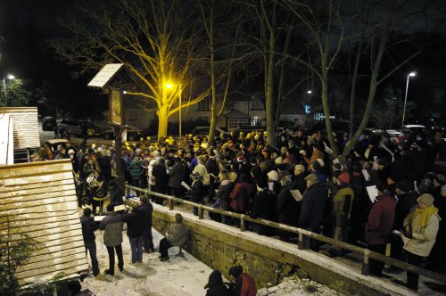 Carols Outside The Old Cross
