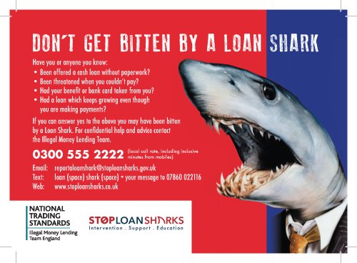 DON'T GET BITTEN BY A LOAN SHARK