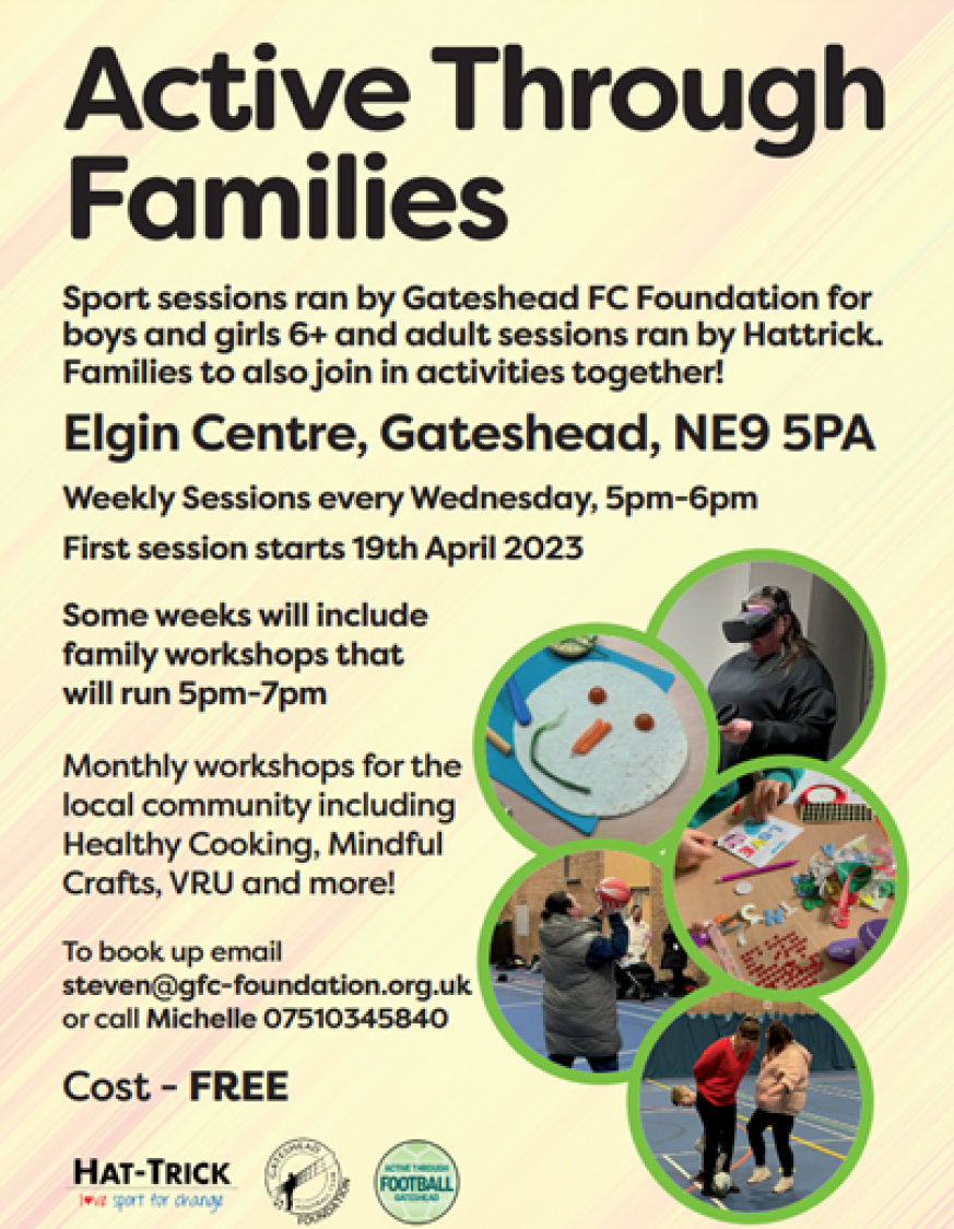 Active Through Families - Including physical activity, games, cooking