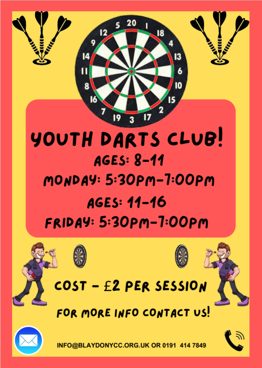 Blaydon YCC Dart Club