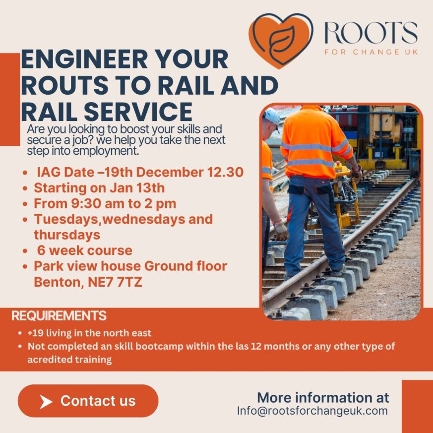 Engineer your routs to rail and rail service course