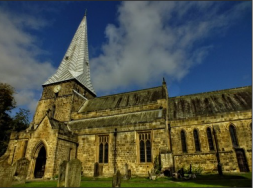 outside view of the holy cross church