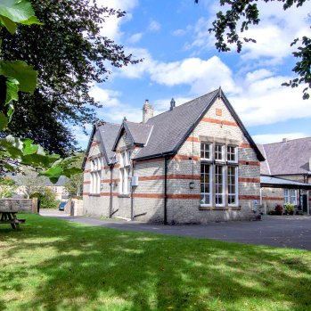 Outside view of Clara Vale village hall