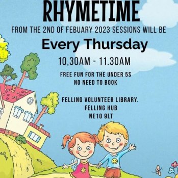 Rhymetime for young children under five