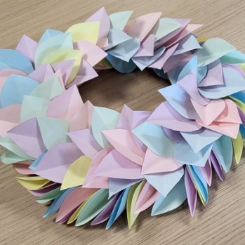 Crafternoon: Spring Paper Wreath