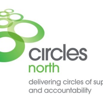 An image displaying the logo of CirclesNorth - green circles of different sizes