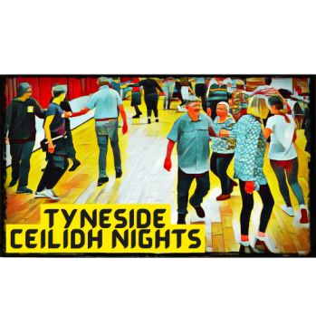 Tyneside Ceilidh Nights logo featuring dancers
