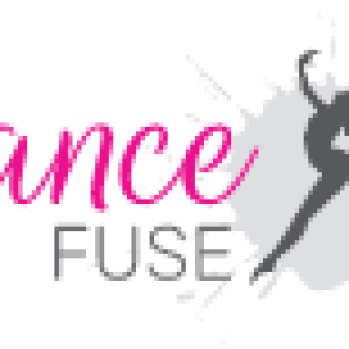 Logo showing silhouette of ballerina and the words Dance Fuse   