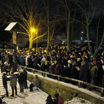 Carols Outside The Old Cross