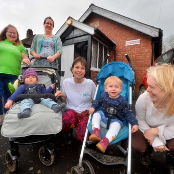 parents with children 