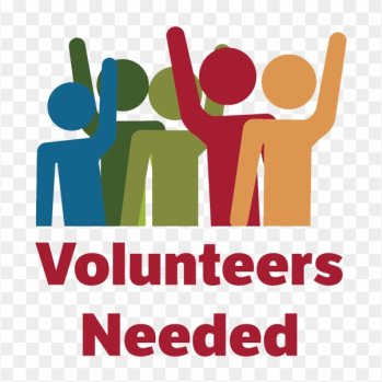 Volunteers needed image 