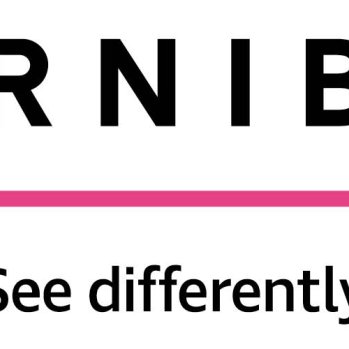 Royal National Institute of Blind People - Black Text With Pink Line