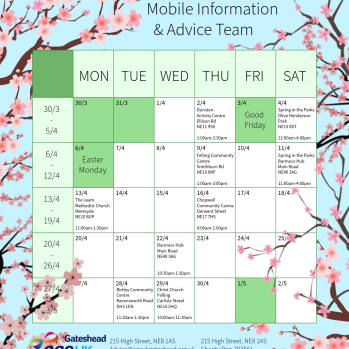 April Timetable