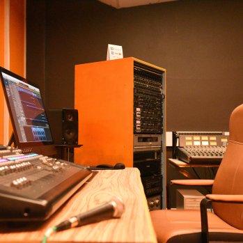 The Soundroom control room for recording 