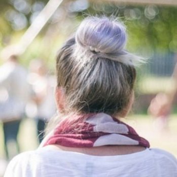 lady seen from behind